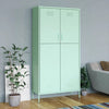 Steel Wardrobe 90cm Wide With 2 Doors - Vantage Home