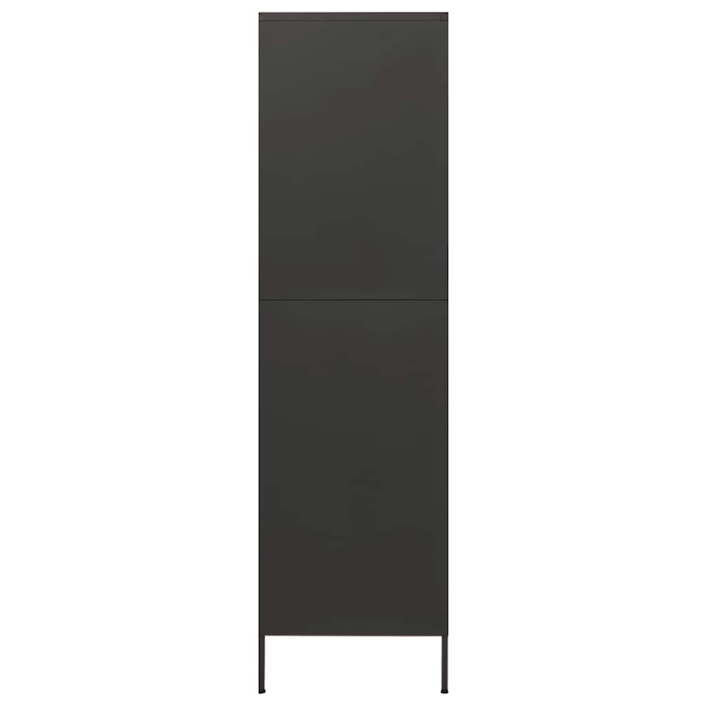 Steel Wardrobe 90cm Wide With 2 Doors - Vantage Home