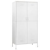 Steel Wardrobe 90cm Wide With 2 Doors - Vantage Home