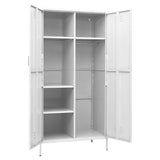 Steel Wardrobe 90cm Wide With 2 Doors - Vantage Home
