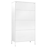 Steel Wardrobe 90cm Wide With 2 Doors - Vantage Home