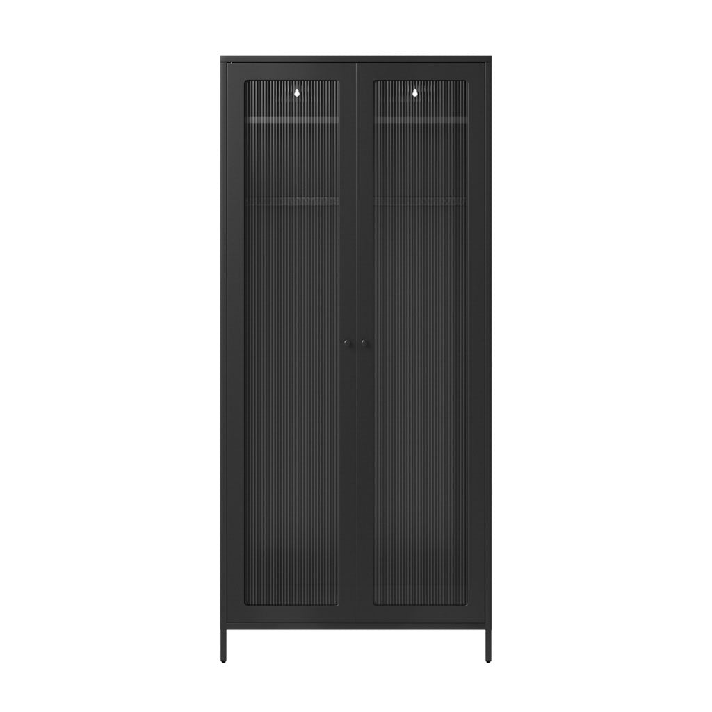 Steel Wardrobe With 2 Doors - Storm