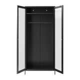 Steel Wardrobe With 2 Doors - Storm
