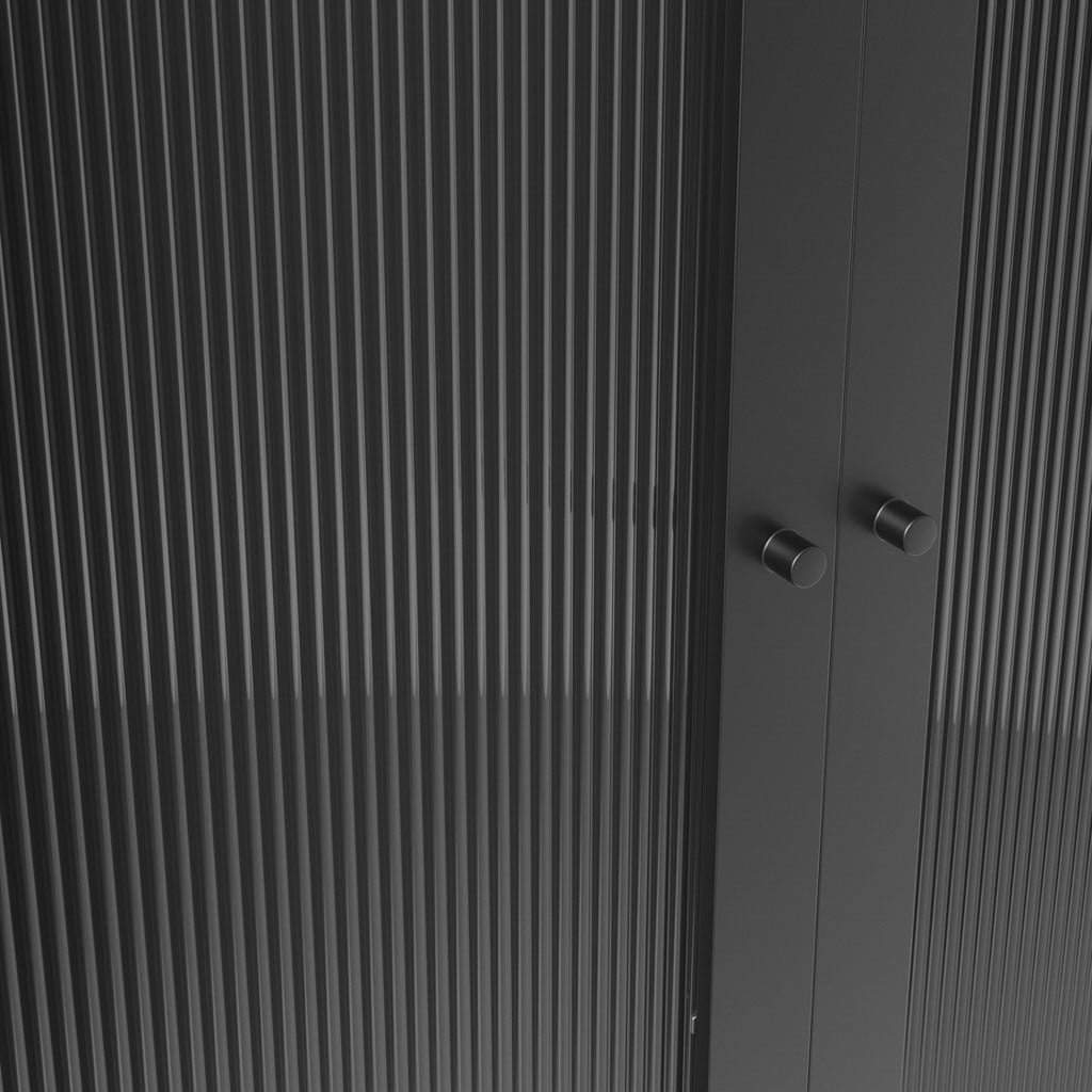 Steel Wardrobe With 2 Doors - Storm