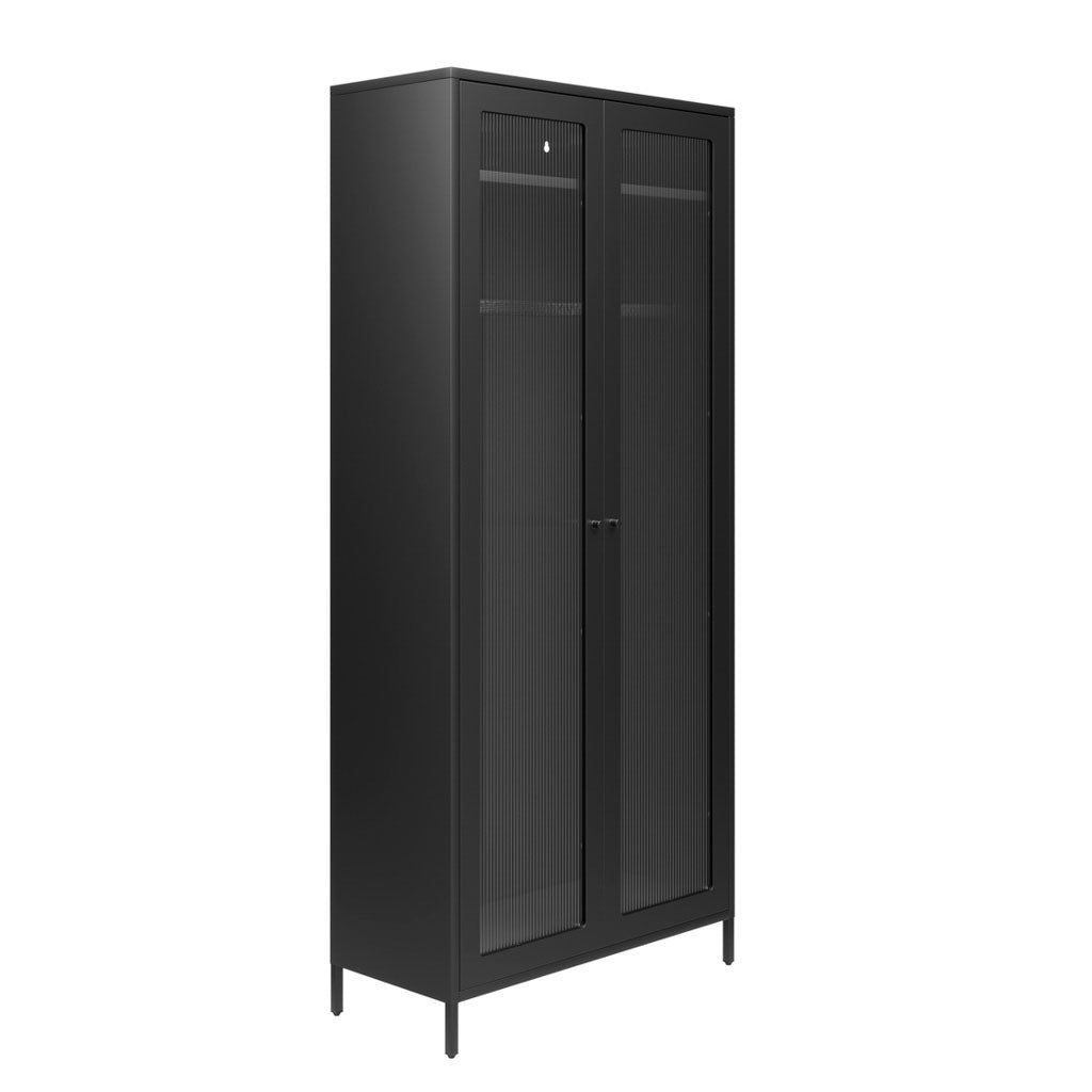 Steel Wardrobe With 2 Doors - Storm