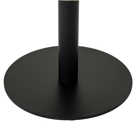 Stone Coffee Table 60cm Wide Round With Metal - Romanby