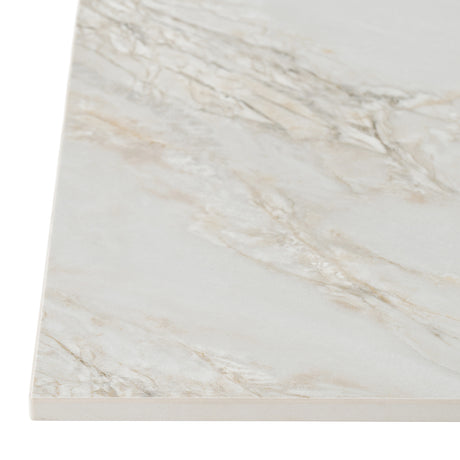 Stone Dining Table 60cm Wide for 4 People - Romanby