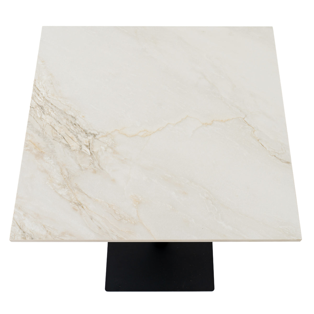 Stone Dining Table 60cm Wide for 4 People - Romanby