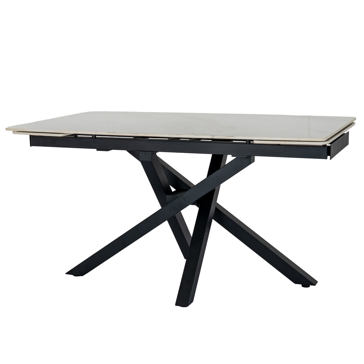 Stone Extending Dining Table 210cm Wide for 8 People - Romanby