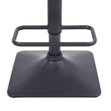 Suede Effect Fabric Bar Stools in Set Of 2 With Grey Metal Base - Orion