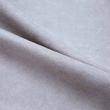 Suede Fabric Blackout Curtains With Metal Rings 245cm High 2 Pieces - Vantage Home