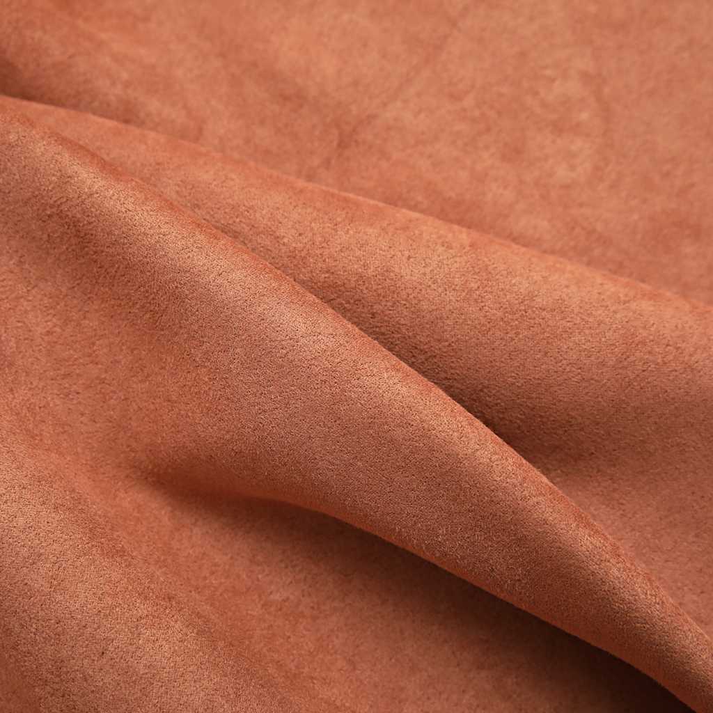 Suede Fabric Blackout Curtains With Metal Rings 245cm High 2 Pieces - Vantage Home