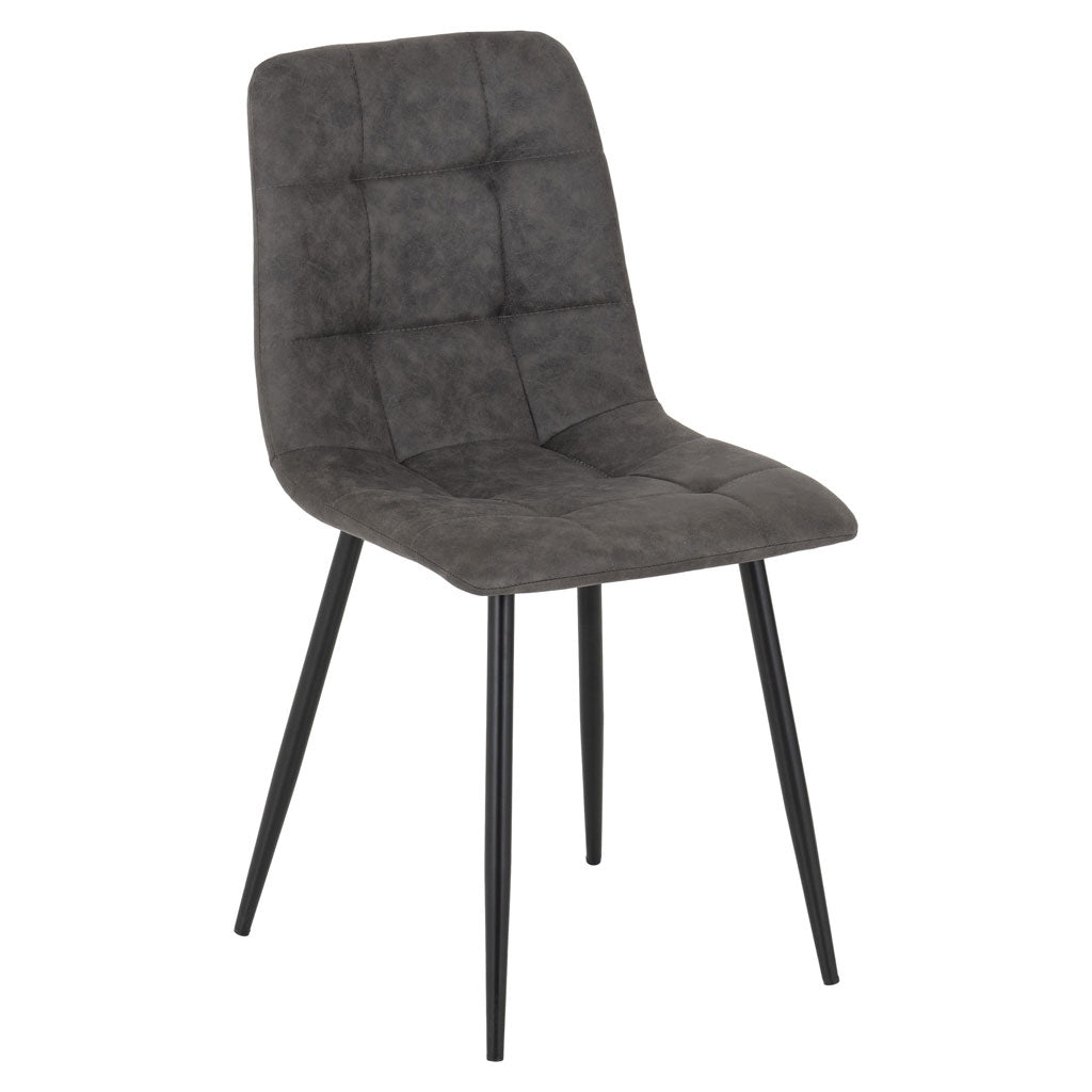 Suede Fabric Dining Chairs in Set Of 2 - Fenton