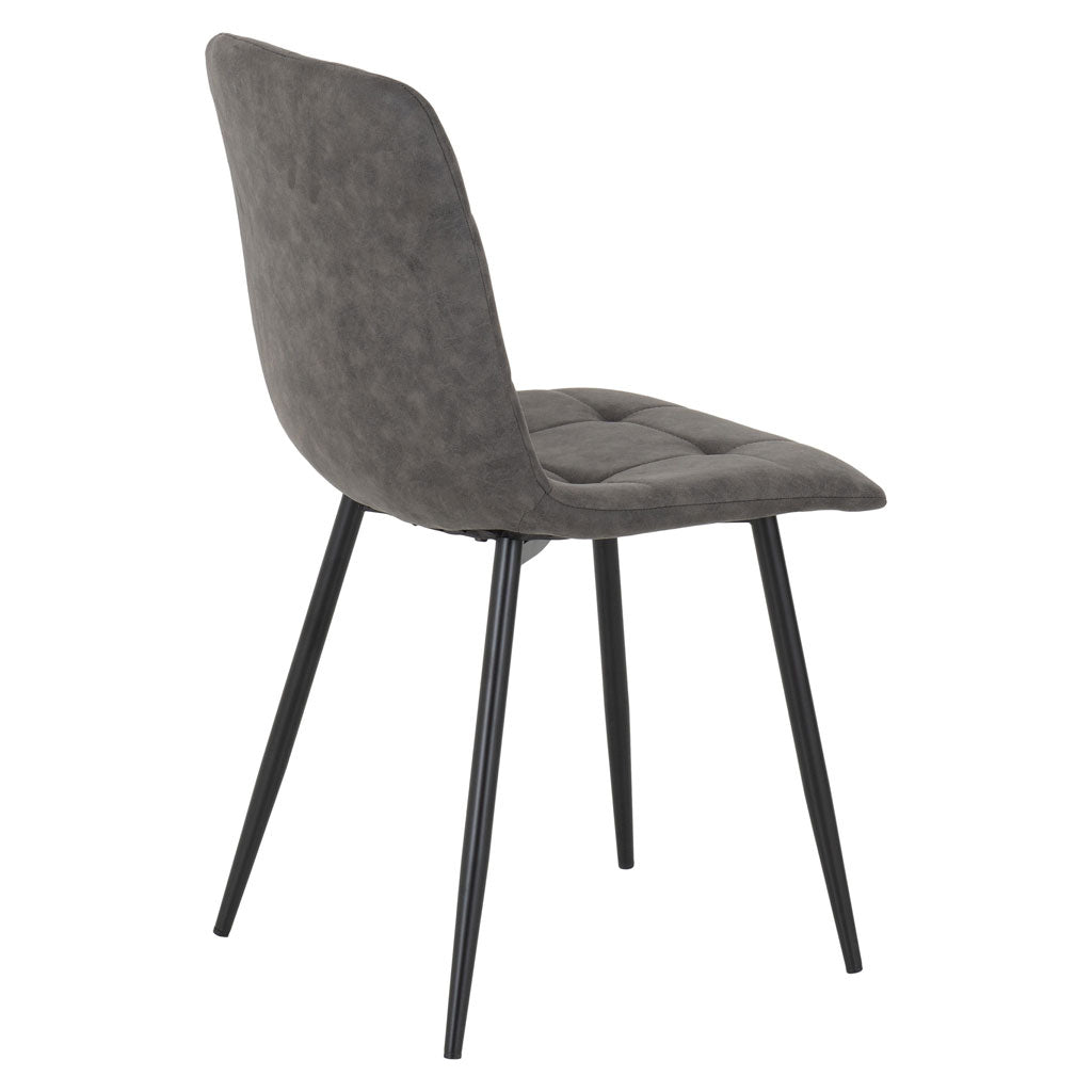 Suede Fabric Dining Chairs in Set Of 2 - Fenton