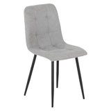 Suede Fabric Dining Chairs in Set Of 2 - Fenton