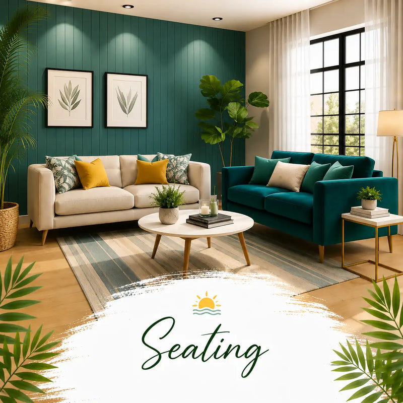 Shop comfortable sofas, armchairs and seating furniture.