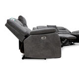 Tech Fabric Electric 2 Seater Sofa Electric Recliner - Leon