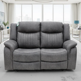 Tech Fabric Electric 2 Seater Sofa Electric Recliner - Leon