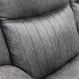 Tech Fabric Electric 3 + 2 + 1 Seater Sofa Set Electric Recliner - Leon