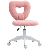 Teddy Fleece Fabric Home And Office Chair 46cm Wide - Velmora