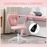Teddy Fleece Fabric Home And Office Chair 46cm Wide - Velmora