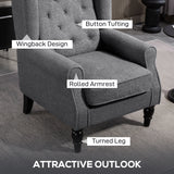 Teddy Fleece Fabric Wingback Occasional Chair 74cm Wide - Velmora