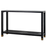 Tempered Glass Console Table 130cm Wide - Monza