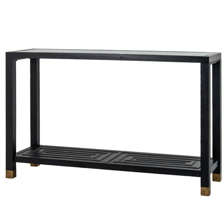 Tempered Glass Console Table 130cm Wide - Monza
