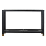 Tempered Glass Console Table 130cm Wide - Monza