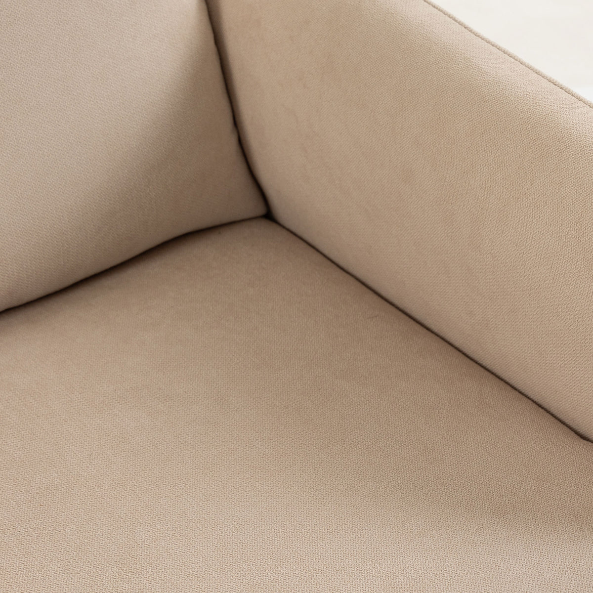 Terry Cloth Fabric Recliner Armchair 74cm Wide With Footrest - Velmora