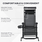 Texteline Fabric Folding Garden Rocking Chair - Velmora