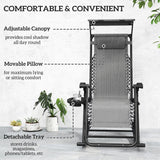 Texteline Fabric Folding Garden Rocking Chair - Velmora