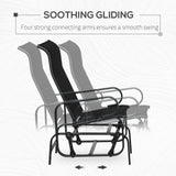 Texteline Fabric Gliding Rocking Chair - Velmora
