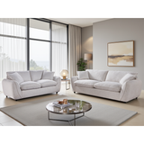 Textured Fabric 3 + 2 Seater Sofa Set - Berlin