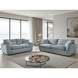 Textured Fabric 3 + 2 Seater Sofa Set - Berlin