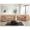 Textured Fabric 3 + 2 Seater Sofa Set - Quetta