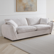 Textured Fabric 3 Seater Sofa - Berlin