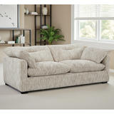 Textured Fabric 3 Seater Sofa - Quetta