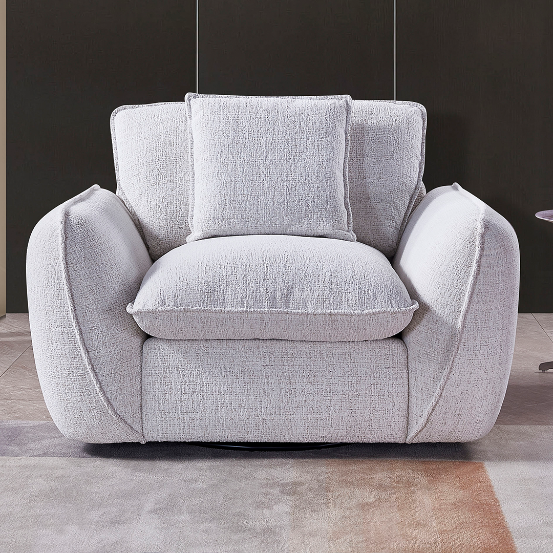 Textured Fabric Armchair - Berlin