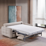 Textured Fabric Sofa Bed 3 Seater - Athens