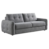 Textured Fabric Sofa Bed 3 Seater - Athens