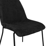 Textured Velvet Dining Chair in Set Of 2 - Carlo