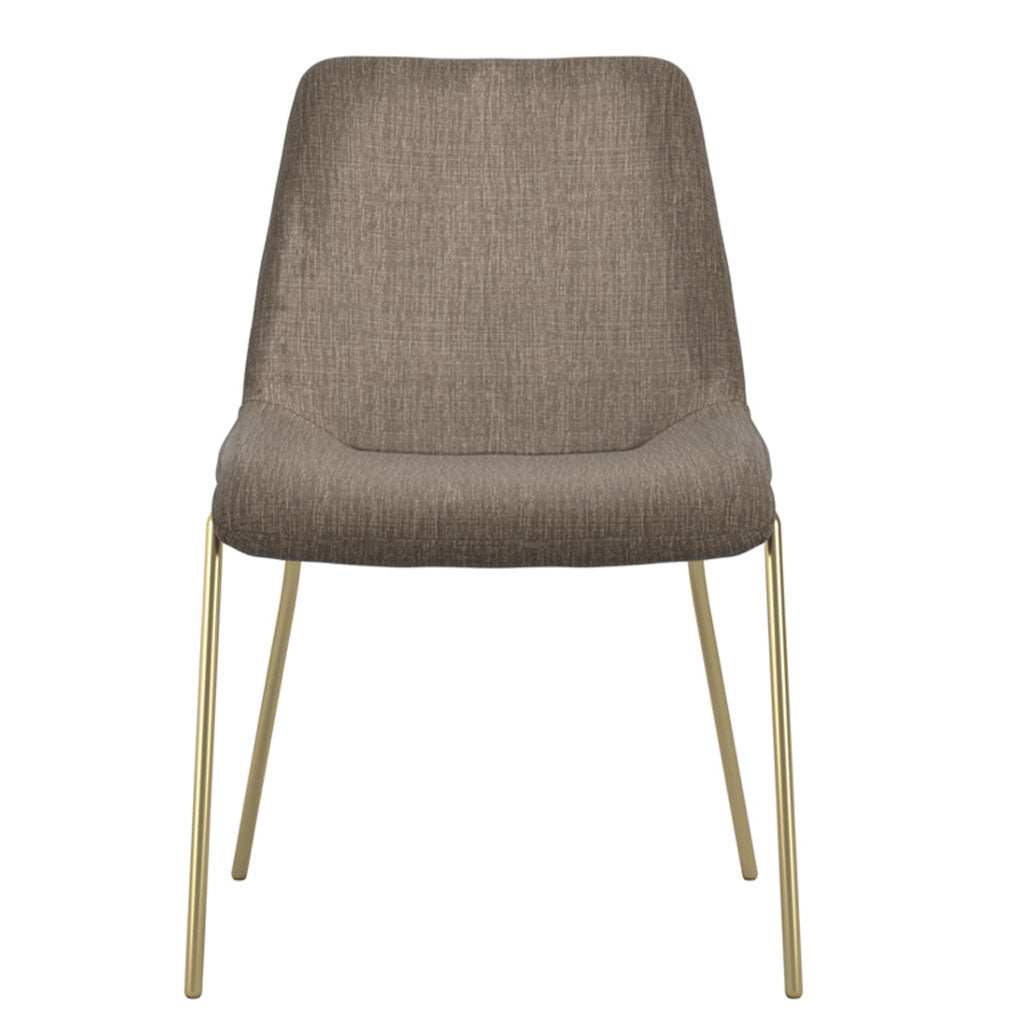 Textured Velvet Dining Chair in Set Of 2 - Carlo