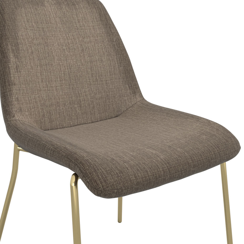 Textured Velvet Dining Chair in Set Of 2 - Carlo