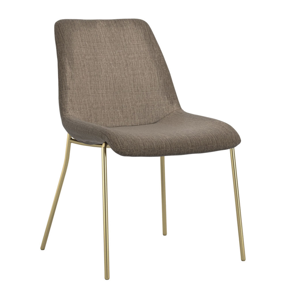 Textured Velvet Dining Chair in Set Of 2 - Carlo