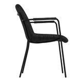 Textured Velvet Dining Chair With Arms in Set Of 2 - Carlo
