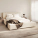 Twill Fabric Double Bed - Soho