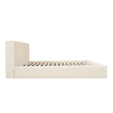 Twill Fabric King Size Bed - Soho