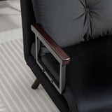 Velvet 1 Seater Sofa Bed 63cm Wide With 1 Pillow - Velmora