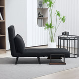 Velvet 1 Seater Sofa Bed 63cm Wide With 1 Pillow - Velmora